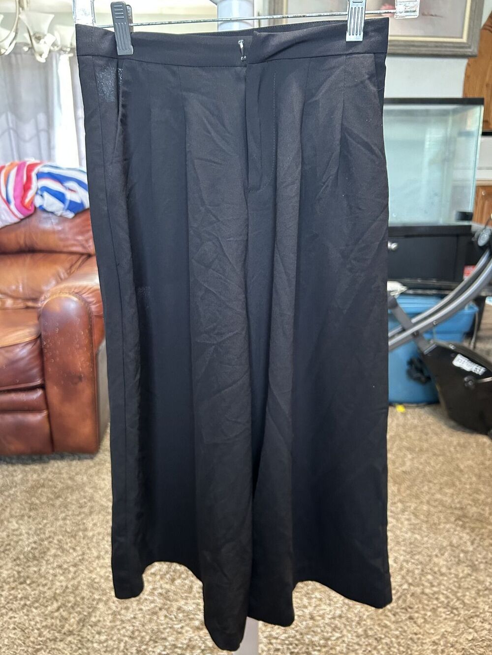 Forever 21 Black Wide Leg Goucho Type Pants Size Large